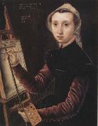 Catharina Van Hemessen Self-Portrait oil painting on canvas